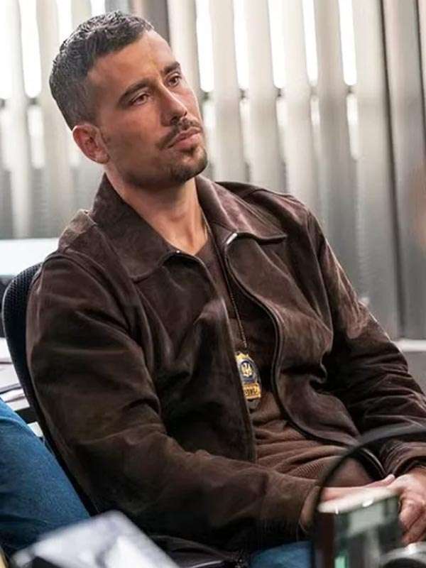 Octavio Pisano Law and Order SVU S26 Suede Leather Jacket