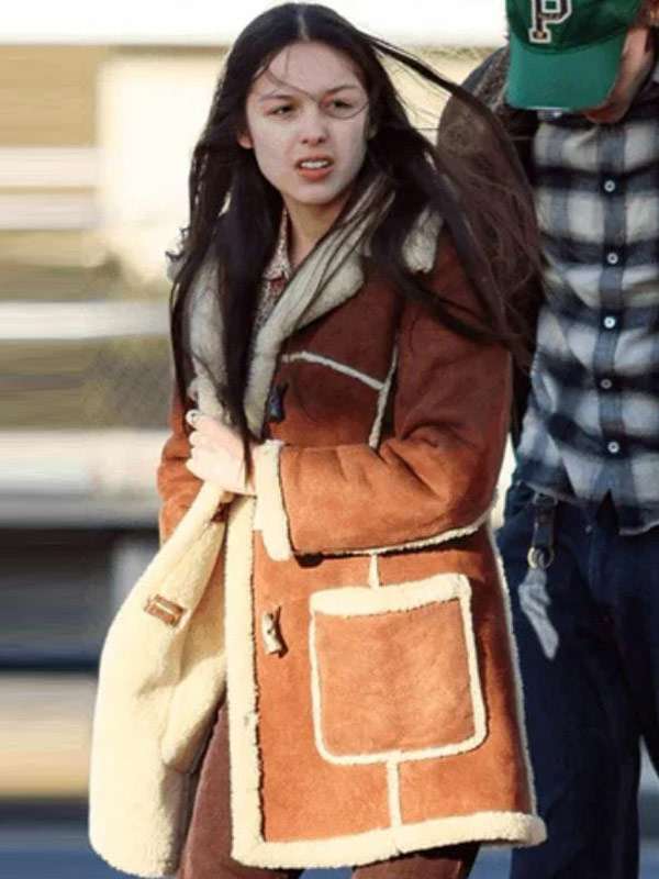 Olivia Rodrigo Brown Coat