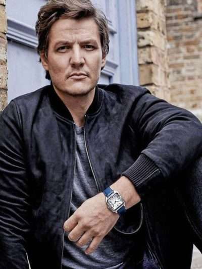 Pedro Pascal Suede Bomber Jacket