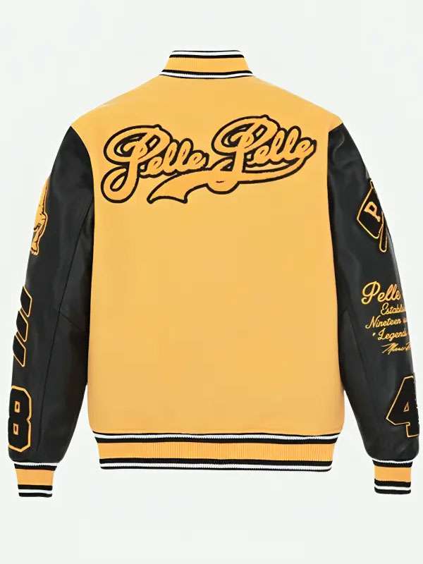 MB Yellow Black Varsity Jacket
