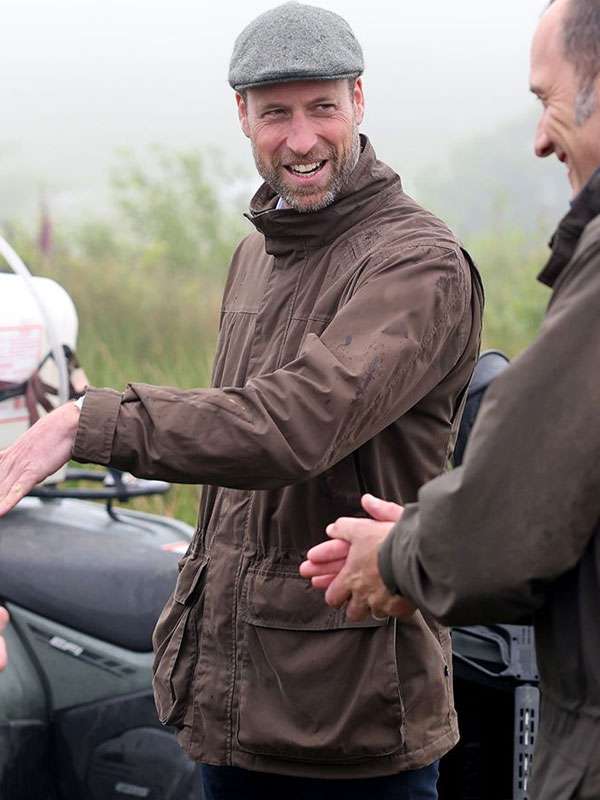 Prince William 2025 Brown Cotton Jacket