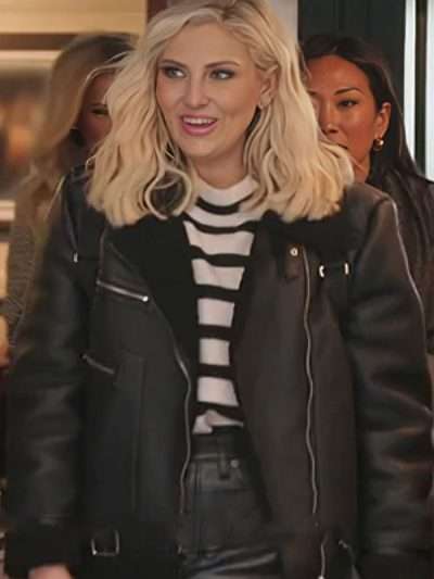 Real Housewives of Orange County Gina Kirschenheiter Shearling Jacket