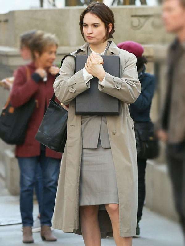 Lily James Relay Trench Coat