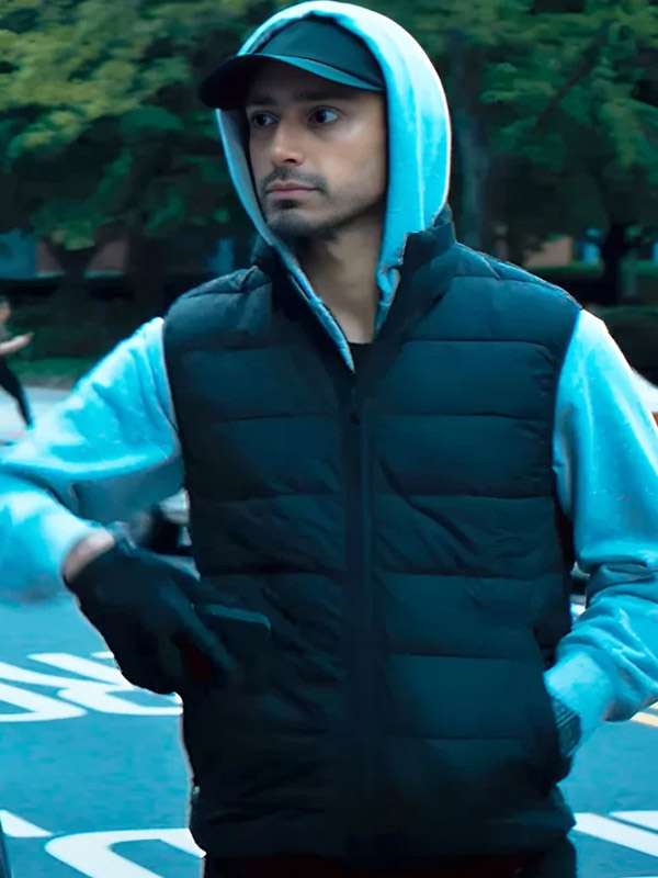 Movie Relay Riz Ahmed Black Vest