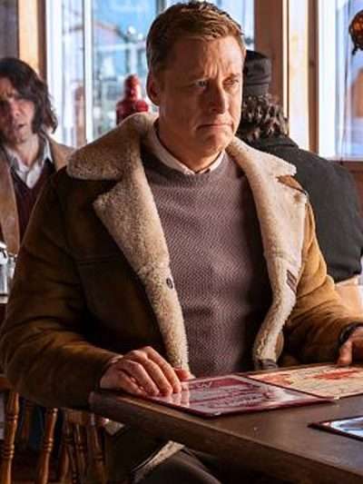 Harry Vanderspeigle Resident Alien Shearling Leather Jacket