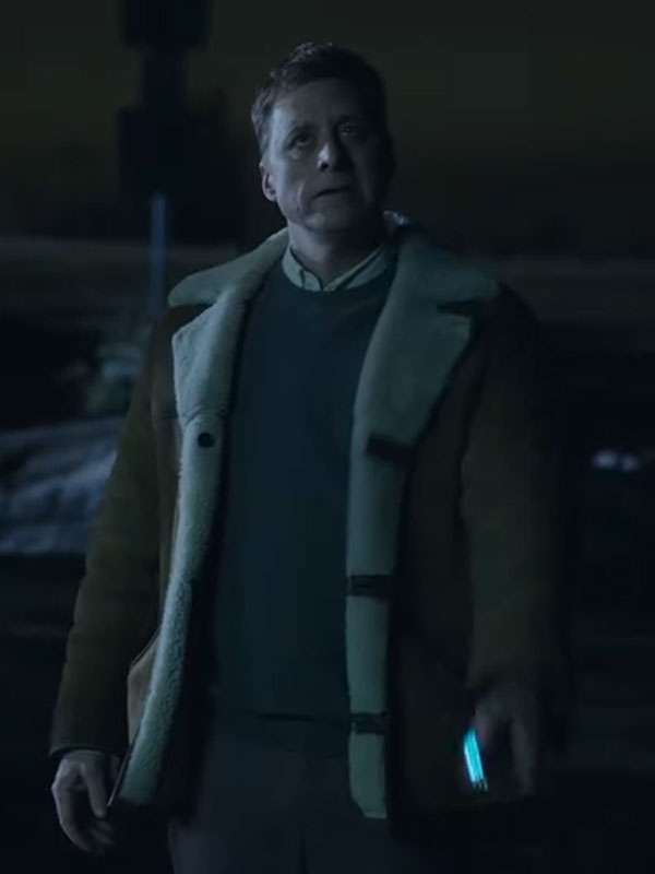 Resident Alien S04 Harry Vanderspeigle Brown Jacket