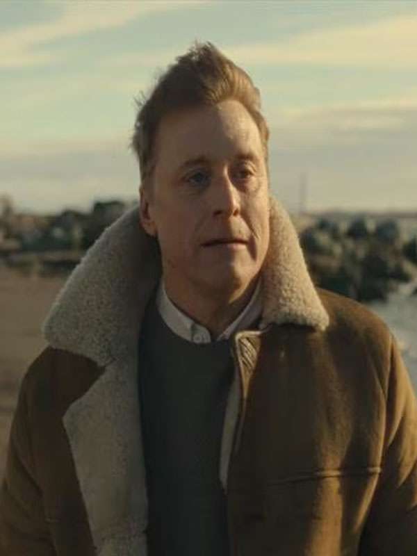 Resident Alien S04 Harry Vanderspeigle Brown Suede Leather Jacket