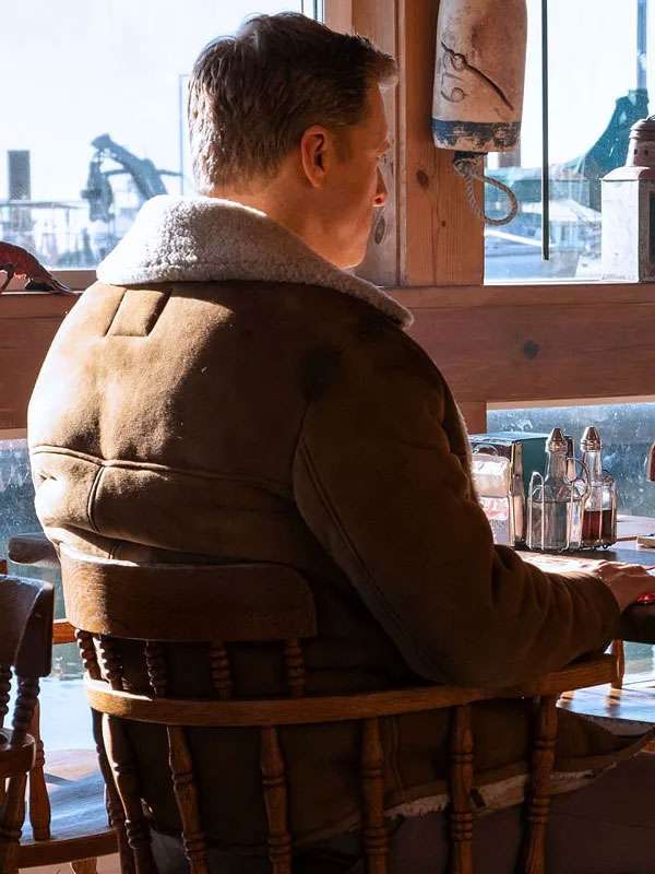 Resident Alien S04 Harry Vanderspeigle Shearling Brown Jacket