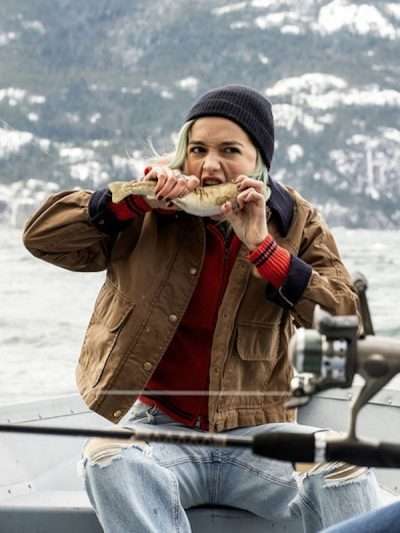 Liza Vanderspeigle Resident Alien Brown Jacket