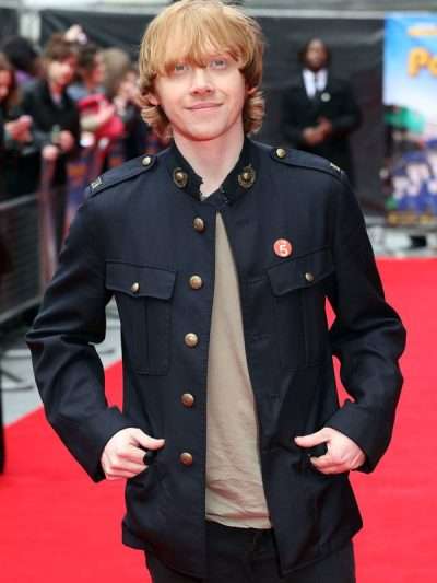Rupert Grint Postman Pat Black Cotton Jacket