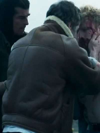 Barry Ward Salvable 2025 Brown Shearling Jacket