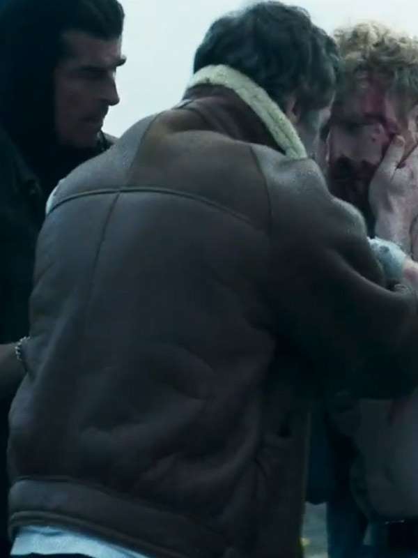 Barry Ward Salvable 2025 Brown Shearling Jacket