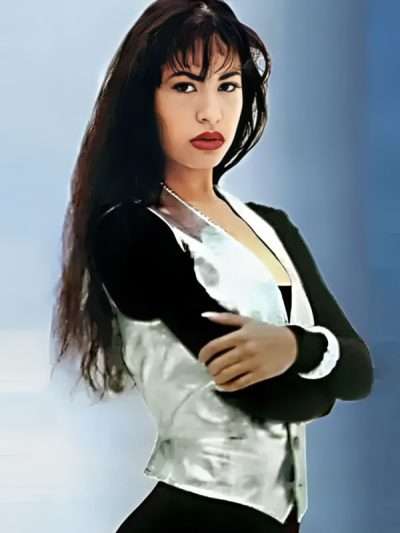 Selena Quintanilla Silver Metallic Vest