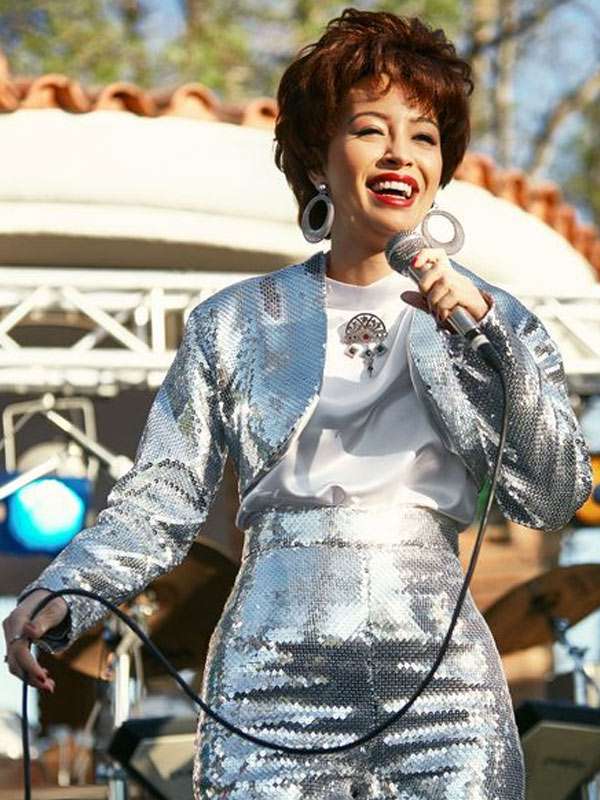 Selena Quintanilla Silver Sequin Jacket