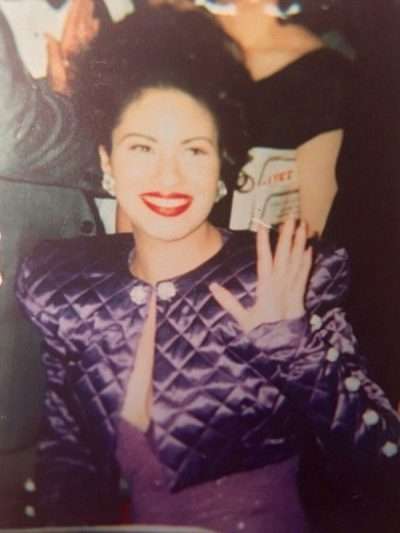 Selena Quintanilla Purple Quilted Jacket