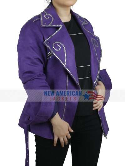 90’s Singer Selena Quintanilla Purple Jacket