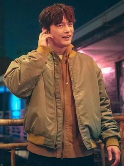 Twelve 2025 Seo In-guk Green Bomber Jacket
