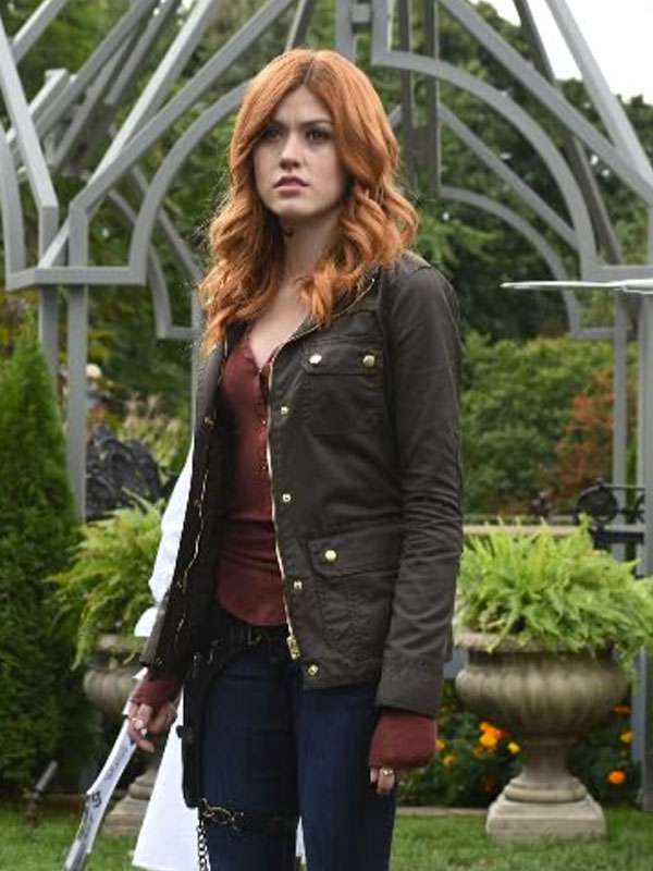 Shadowhunters Clary Fray Green Jacket
