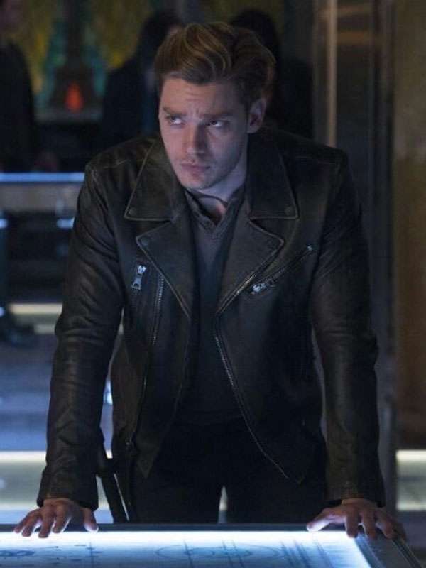 Buy Dominic Sherwood Shadowhunters Leather Jacket