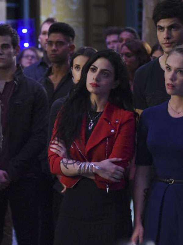 Shadowhunters S02 Isabelle Lightwood Suede Leather Jacket