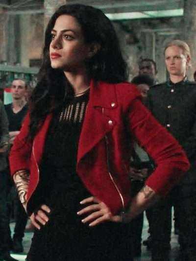 Shop Isabelle Lightwood Shadowhunters Suede Leather Jacket
