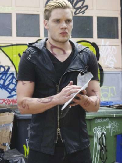 Jace Wayland Shadowhunters Black Leather Vest