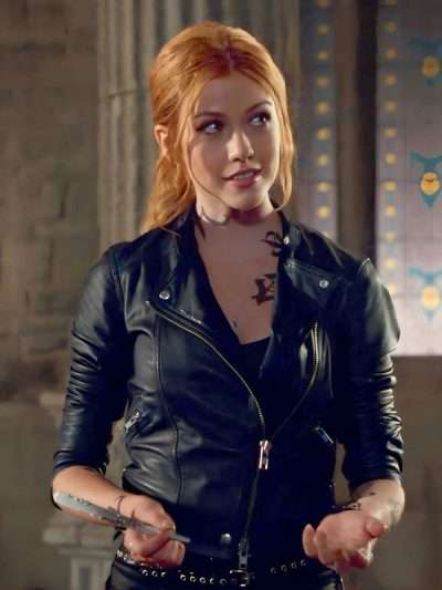 Buy Clary Fray Shadowhunters Black Leather Jacket