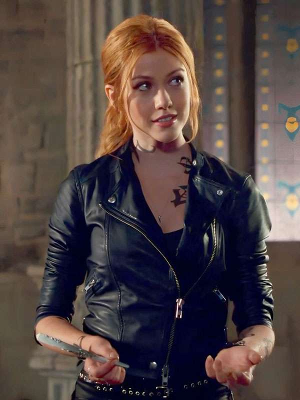 Buy Clary Fray Shadowhunters Black Leather Jacket