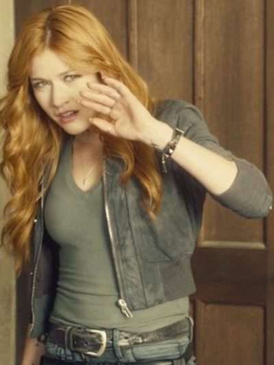 Shop Clary Fray Shadowhunters Grey Bomber Jacket