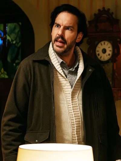 Grimm S05 Silas Weir Mitchell Green Wool Jacket