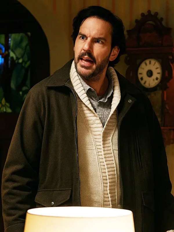 Grimm S05 Silas Weir Mitchell Green Wool Jacket