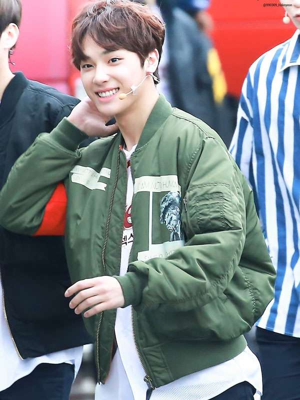 Buy Ju Hak Nyeon The Boyz Green Bomber Jacket