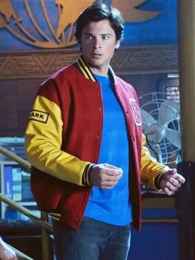 TV Series Smallville Tom Welling Bomber Jacket