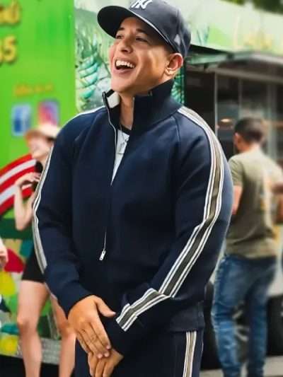 Daddy Yankee Sonriele Song 2025 Blue Track Jacket