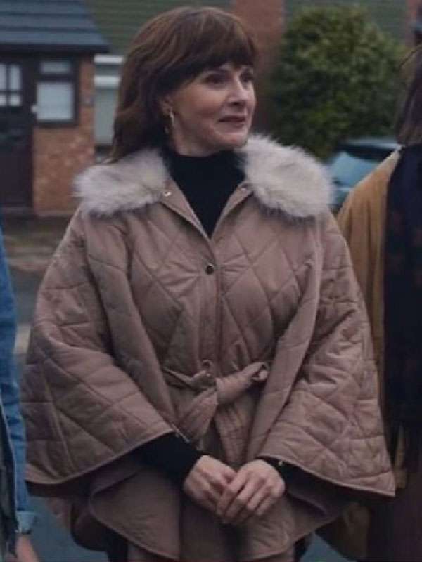 Louise Brealey Such Brave Girls Quilted Cape Jacket - Image 2