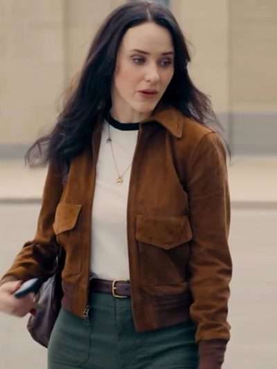 Superman 2025 Lois Lane Brown Bomber Jacket