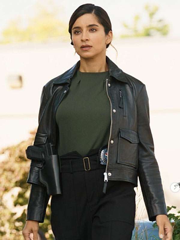 Sabrina Sohal Allegiance S02 Black Leather Jacket