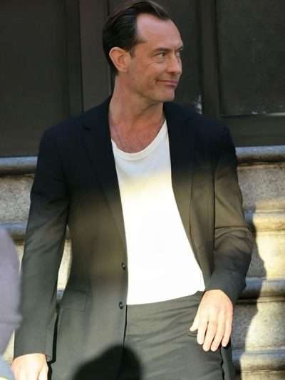 TV Series Black Rabbit 2025 Jude Law Black Blazer
