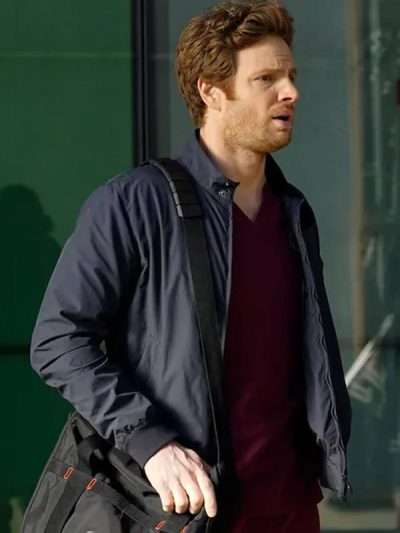 Chicago Med S04 Nick Gehlfuss Blue Jacket