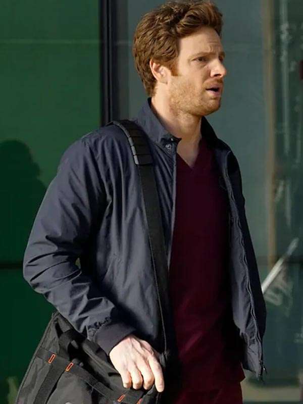 Chicago Med S04 Nick Gehlfuss Blue Jacket