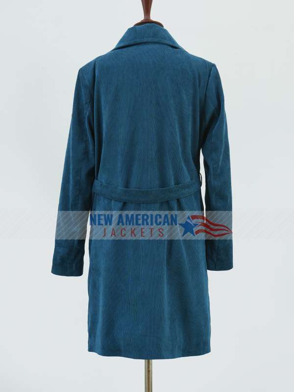 Say Nothing 2024 Lola Petticrew Blue Trench Coat
