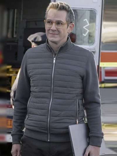 Law & Order: Organized Crime 2025 Tate Ellington Grey Jacket