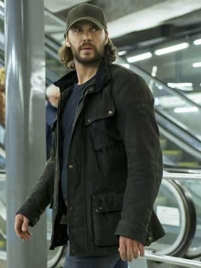 The Terminal List: Dark Wolf 2025 Taylor Kitsch Black Jacket