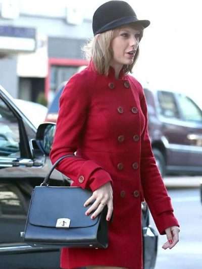 Taylor Swift Red Peacoat