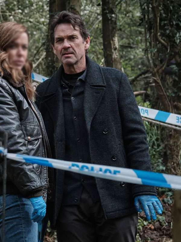 Shop The Crow Girl Dougray Scott Black Wool Coat
