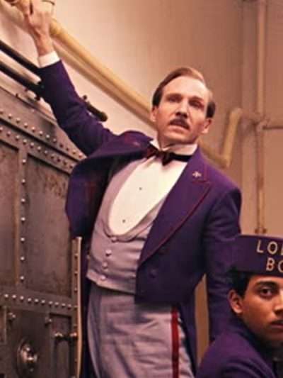 The Grand Budapest Hotel Ralph Fiennes Purple Tailcoat