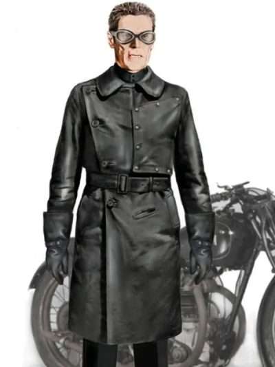 Willem Dafoe The Grand Budapest Hotel Leather Coat