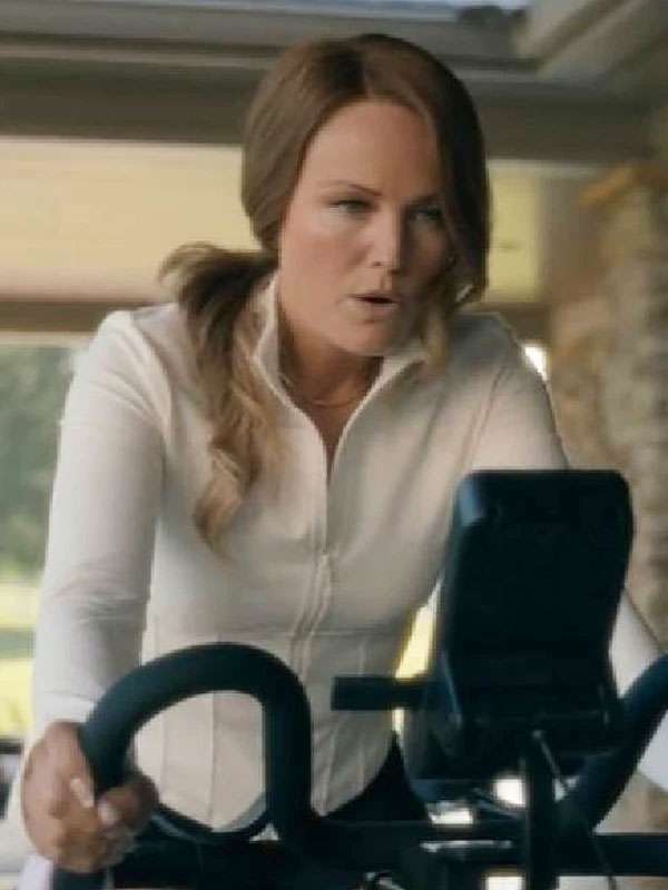 Malin Akerman The Hunting Wives White Jacket