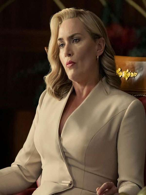 Kate Winslet The Regime White Blazer