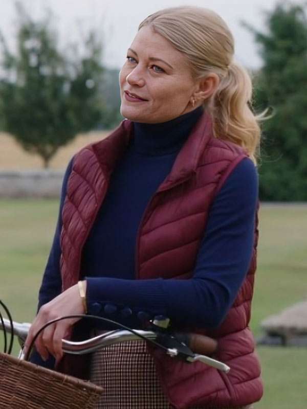 The Reluctant Royal Prudence Thorp Maroon Vest